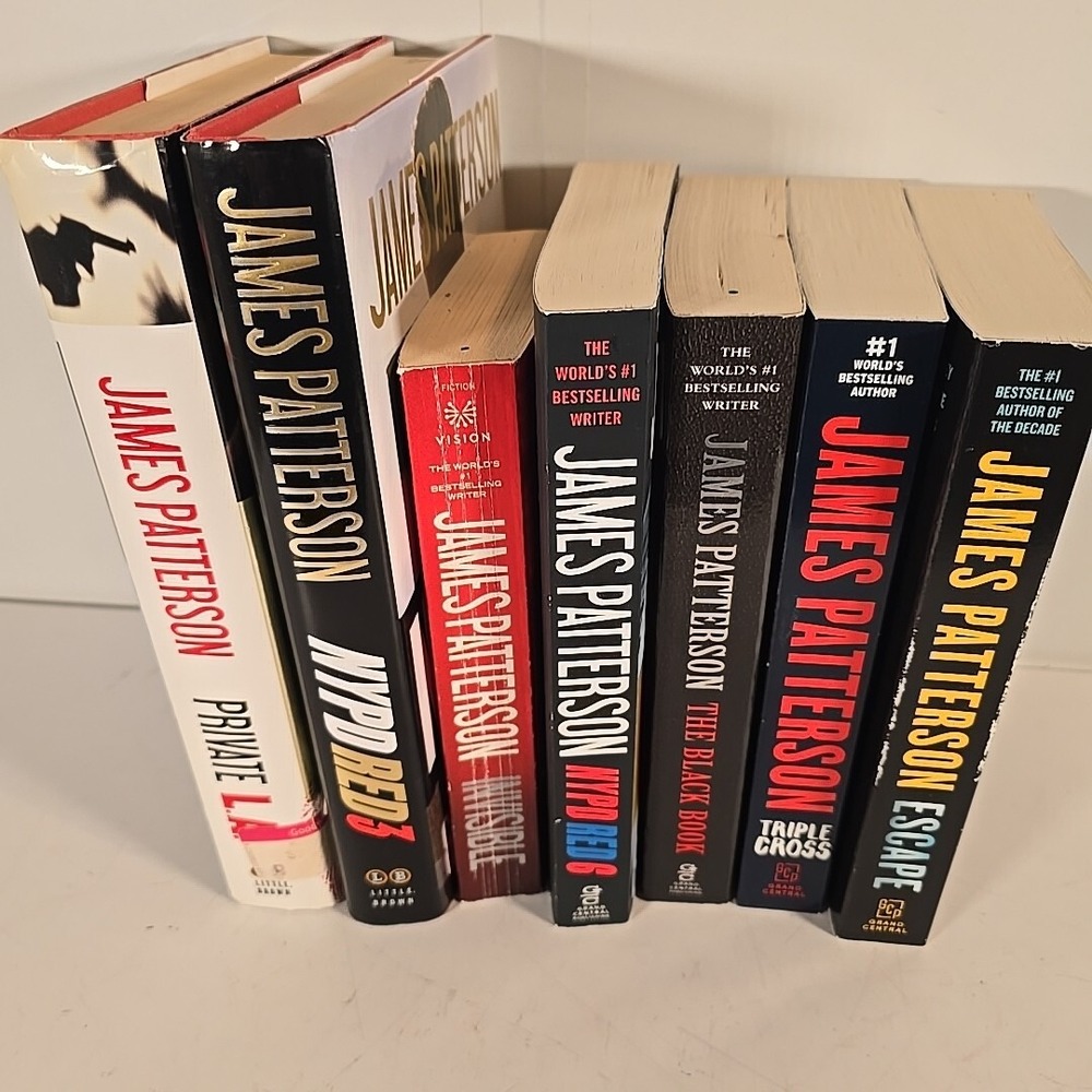 Lot‎ of 7 Books Suspense & Mystery By James Patterson